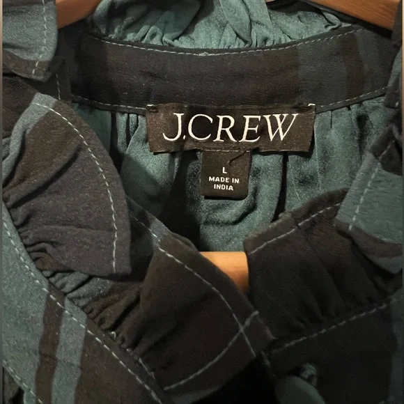 J. Crew Black and Green Plaid Dress - Picture 8 of 11